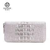 欧洛尔 Бумажник, сумка через плечо, модный длинный кошелек с молнией, вместительная и большая маленькая сумка клатч, Таиланд, из натуральной кожи