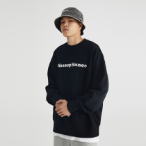 WassupHouse Autumn New seven color sweater men basic print fleece round neck simple couple long sleeve