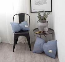 Simple four seasons cotton pure cotton Princess wind butterfly pillow hand pillow Car cushion Sofa bedroom office pillow