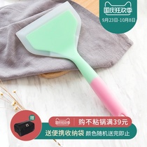 High temperature resistant silica gel spatula non-stick pan special shovel Jade spatula thick egg shovel iron spatula pizza shovel