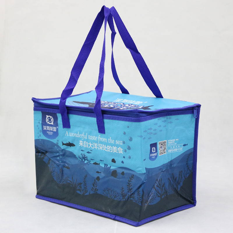 Professional custom production of seafood frozen products Steak cake Insulation bag Insulation bag cold bag refrigerated bag Tail cargo processing