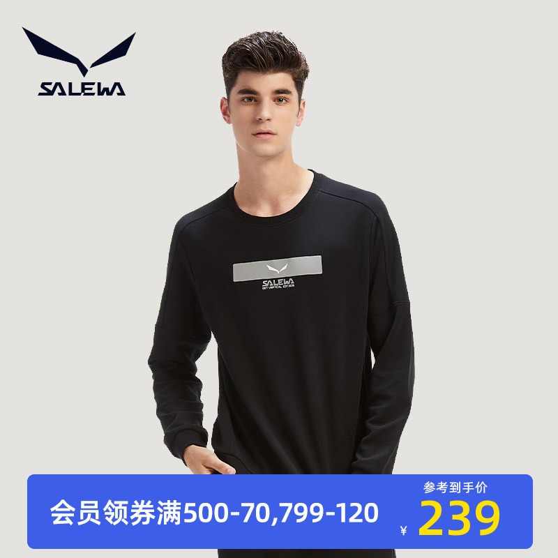 salewa Germany outdoor spring men's printed sports leisure pullover leisure top SWAUH91021