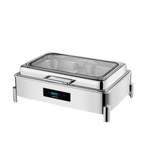 Fidis stainless steel hydraulic buffet stove electric heating Buffy stove visual hotel buffet breakfast stove insulation pot