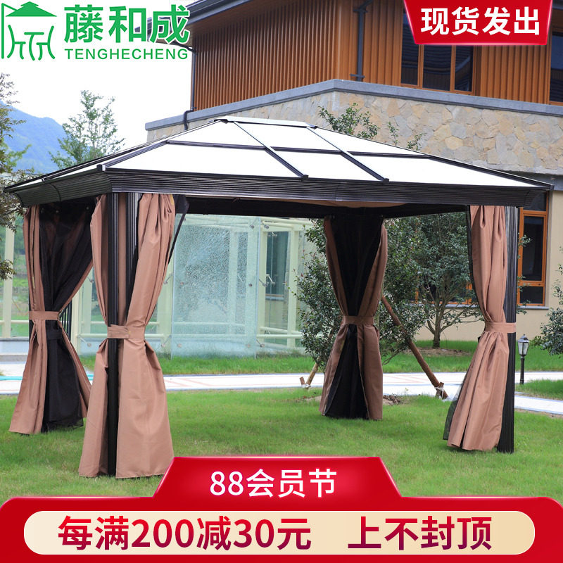 Fujihe Cheng Outdoor Pavilion Rome Tent Villa Outdoor Leisure Pavilion Garden shading tent
