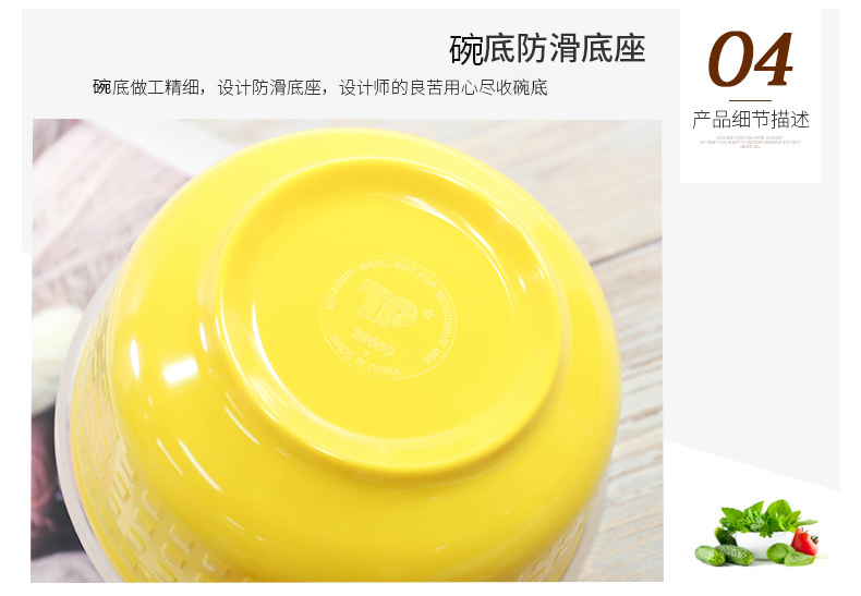 Nhà mì ăn liền bát có nắp gỏi bát bát bát cơm bát hộ gia đình bát lớn ăn mì ăn liền bát mới bát - Đồ bảo quản hộp nhựa đựng cơm