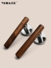 Mu'An Light Luxury French Style Walnut Bedroom Home Door Lock Indoor Wooden Door Magnetic Silent Door Handle