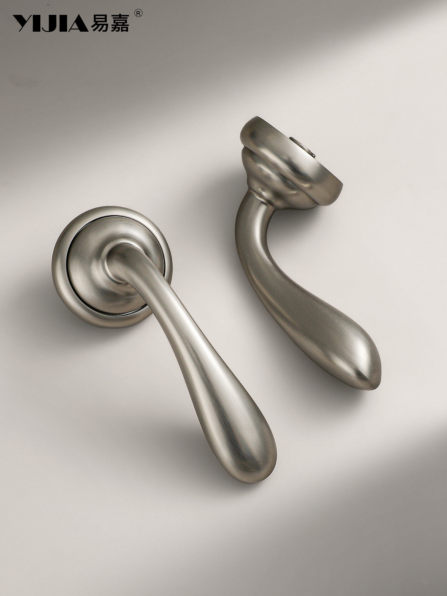 Minimalist Bathroom Door Lock, Office Solid Wood Door Lock Handle, Indoor Bedroom Room Door Lock Set