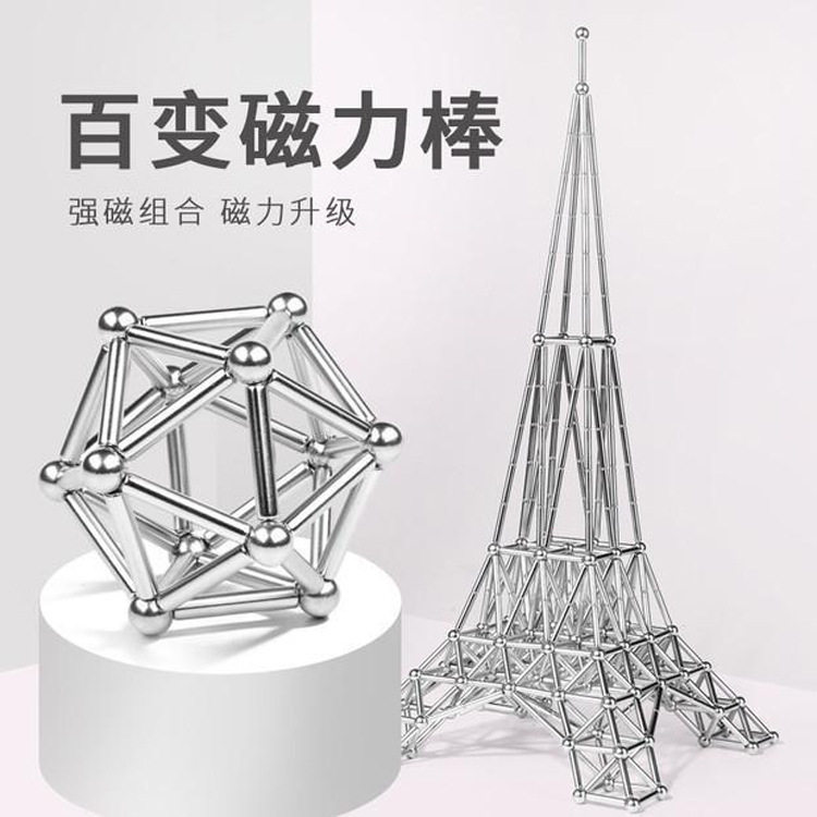 Buckball Strong Magnets Magnetic Stick building blocks Puzzle Decompression Magnet Toy Magic Cube decompression magnetic