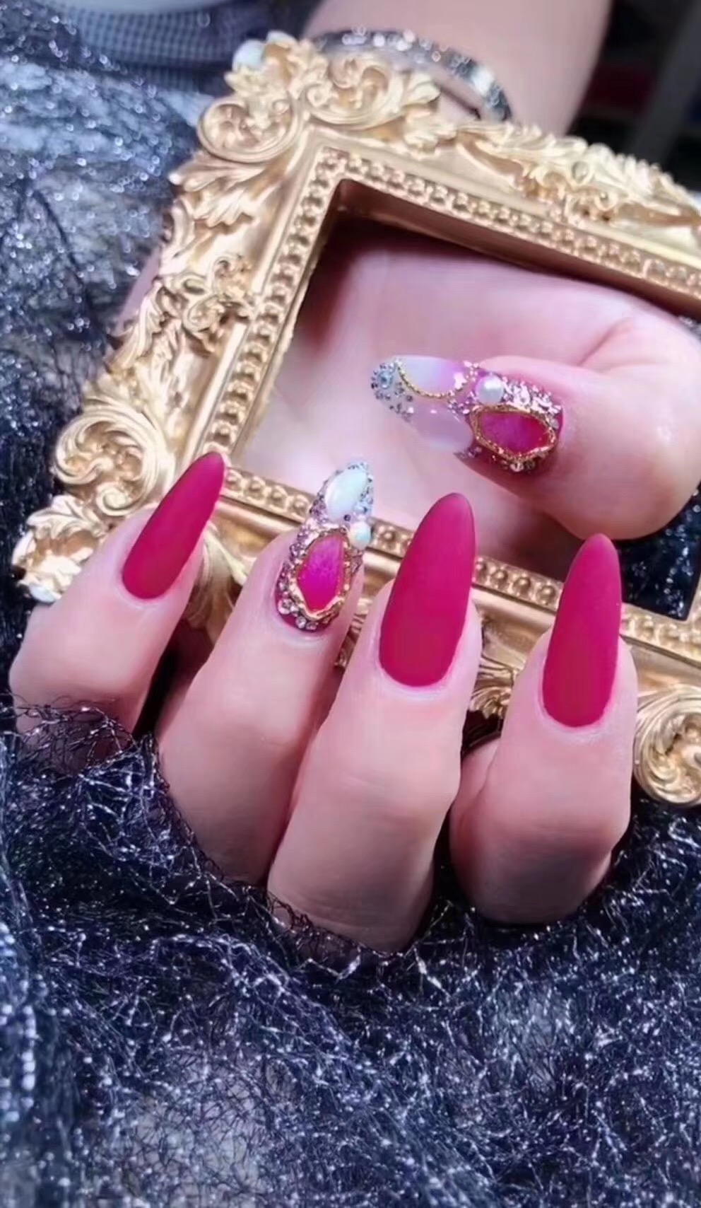 Luo Feilin 9 màu mứt mới mận sơn móng tay màu keo đặt sơn móng tay màu đỏ phổ biến sơn móng tay màu trắng mờ - Sơn móng tay / Móng tay và móng chân bảng màu sơn móng tay