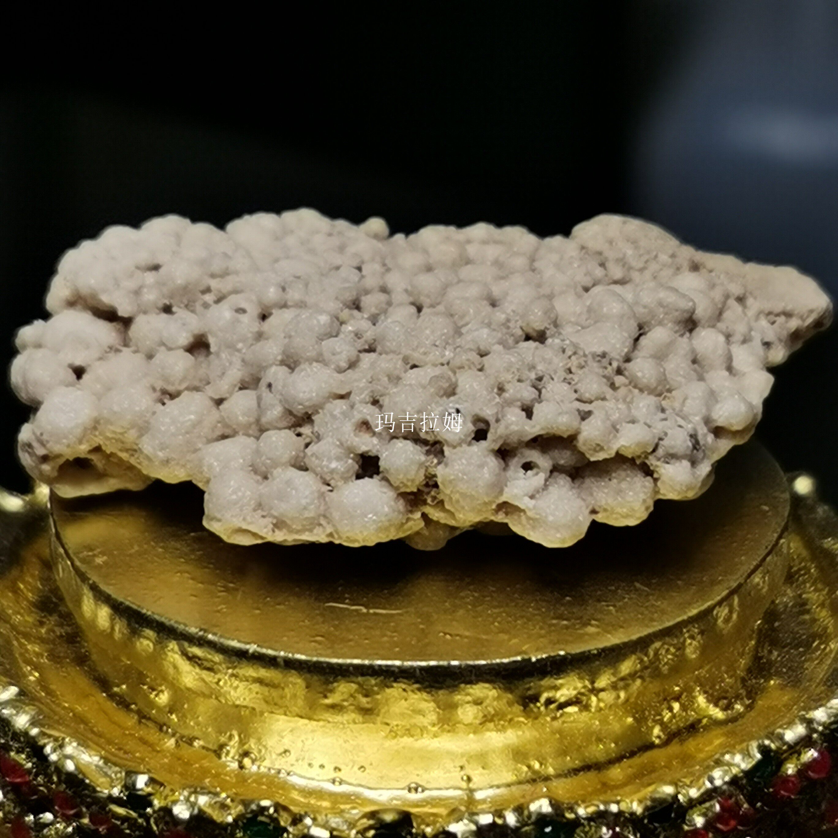 Sakyamuni Buddha RS native stone symbiont solid sub-junction for shalitagau (size 55 * 35 mm)