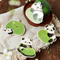 New Cartoon Green Group Hanging Card Baking handmade Qingming fruit emballage cadeau Panda Decoration Matching Pendentif Tong