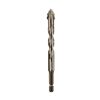 New Upgraded Four-Blade Serrated Eccentric Drill Bit for Dry Drilling of All Tiles, Ceramics, Glass, Marble, Concrete, and Stainless Steel