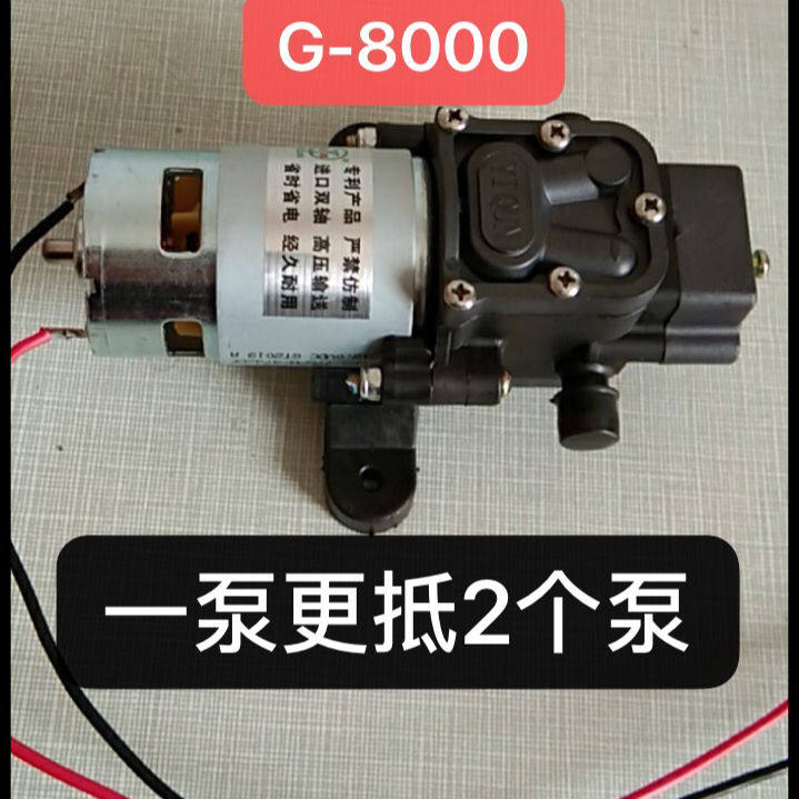 Agricultural electric sprayer high-pressure water pump high-power 12v high-voltage intelligent electric sprayer motor water pump