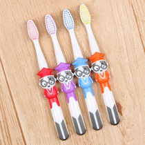 Childrens toothbrush 6-12 years old soft hair boys and girls cartoon cute fine hair baby children toothbrush 6 sets