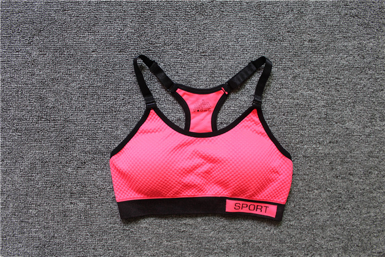 Dây đeo vai mỏng thể thao yoga đồ lót nữ rập khuôn kiểu vest khai thác lớn U làm đẹp trở lại sốc chạy tập thể dục áo ngực - Đồ lót thể thao áo khoác gym