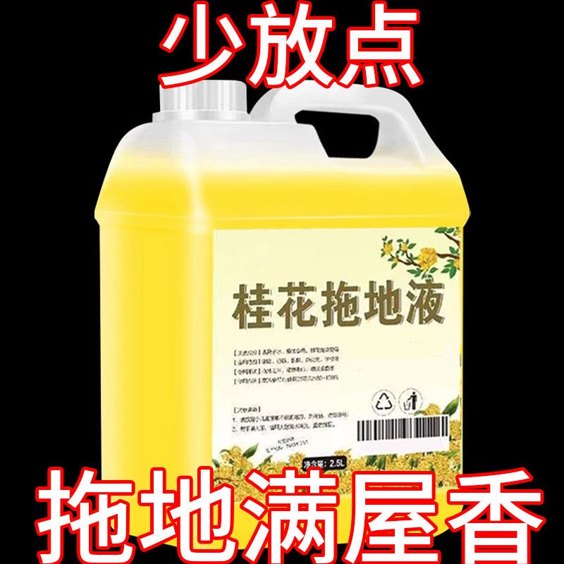 Osmanthus Floor Cleaning Liquid, Powerful Stain Remover for Floor Tiles, Polishing Household Floor Cleaner with a Fresh Scent