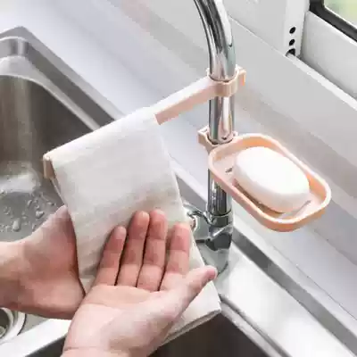 Faucet drain rack pool storage rack kitchen supplies sink sponge cloth drain rack