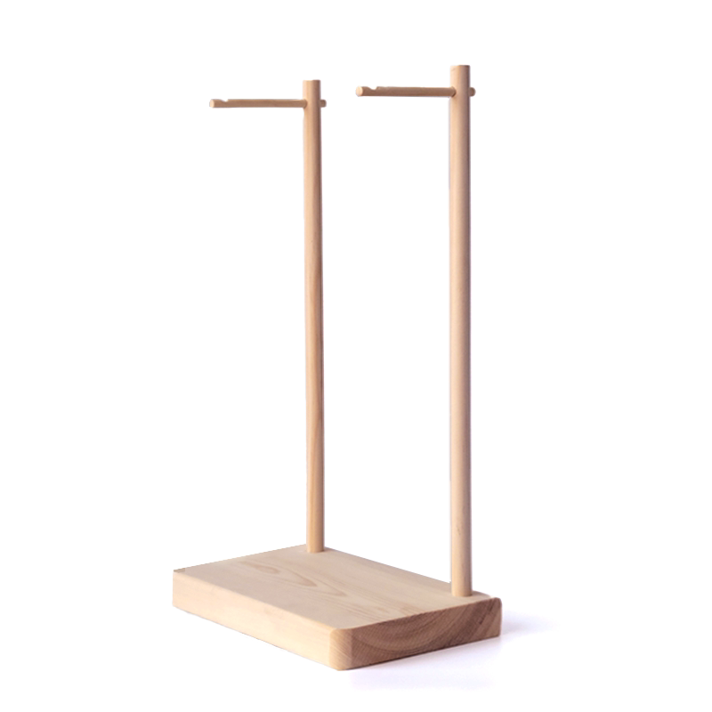 Creative Desktop Solid Wood Hanging Rack Display Stand Keychain Jewelry Rack Desktop Multifunctional Display Stand