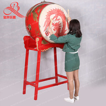 Factory customized vertical drum cowhide war drum prestige gong drum dragon drum performance drum temple drum