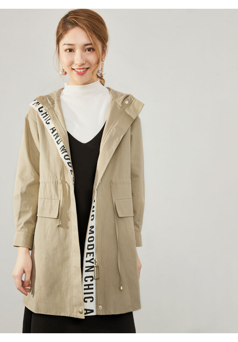 Trench pour femme IEF    en Coton - Ref 3225864 Image 9