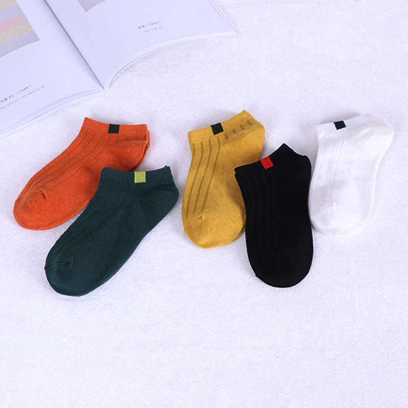 . Socks mens và womens chung hỗn hợp vài bộ trang phục mùa xuân và mùa hè bộ vớ bông vô hình giúp đỡ thấp xu hướng sóng cạn vớ