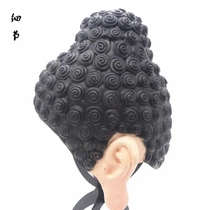 Tel que venir à Buddha latex tête en latex West Journey to the head Wig Halloween Stage Performance Supplies Shake the same headgear