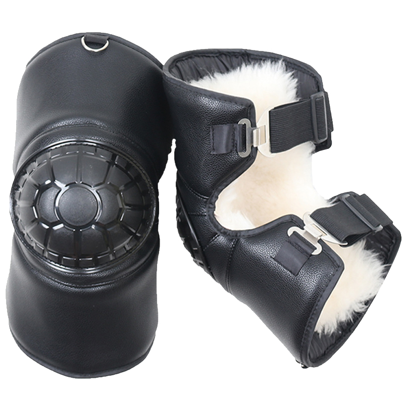 Car-guarded knee men warm knee sheath extended plus winter warm old cold legs electric bike