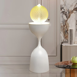 Accessible Luxury-style living room running water fountain ornaments floor-standing circulating water TV cabinet transfer ball Classy decoration housewarming