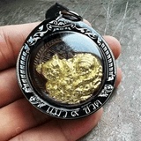 Thai Buddha brand genuine jewelry Rusikhun leather gold Meow Meow Thai brand pendant Buddha brand