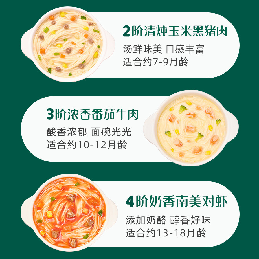 [Make Friends New Year's Festival]Ying's Infant Instant Noodles Supplementary Food Meal Ready-To-Eat Nutritional Baby Noodles