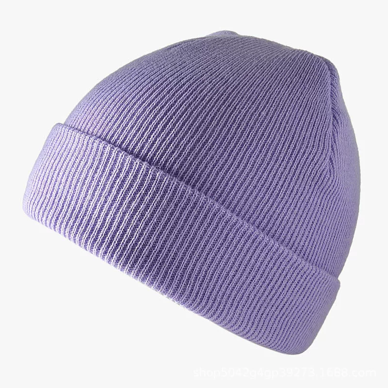 Woolen knitted ski winter hat for men and women hip-hop style, European style, wish, with embroidery