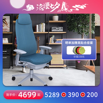 HAWORTH HAYWORTH Computer chair FERN Ergonomic chair Household high back waist protection chair lifting swivel chair