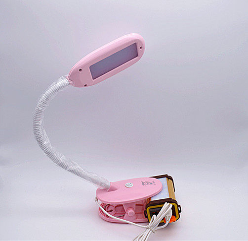 Little doctor LED desk lamp clip lamp desk bedside lamp eye protection desk lamp learning dimming reading with USB interface lamp