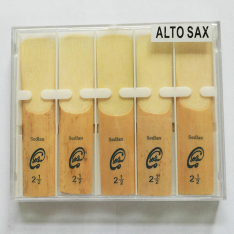 10 slices of Sonic Sax Whistle Bamboo blown sheet Reed Hardness 2 5