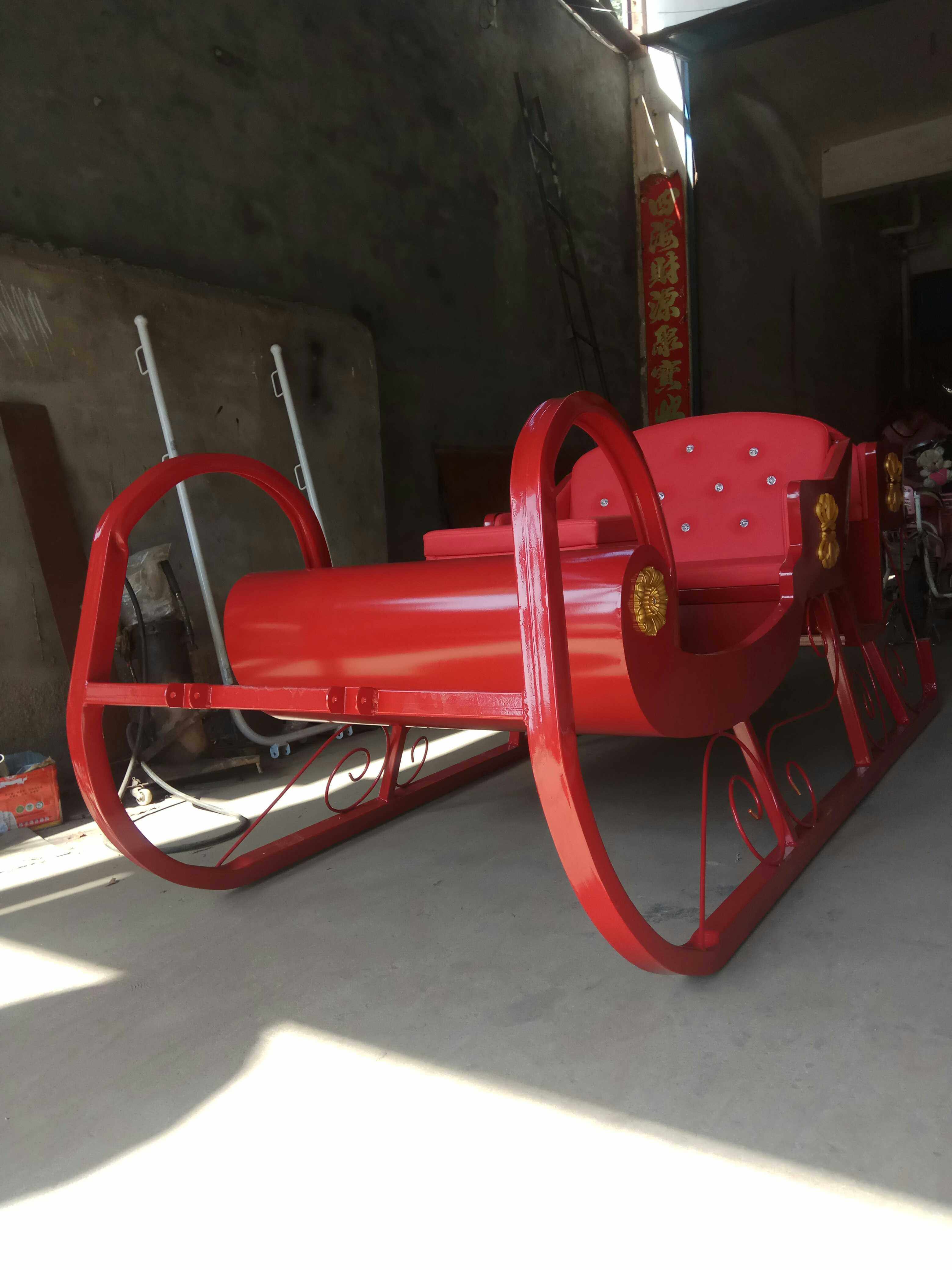 2020 New Pint Christmas Sledge Car Wind Park Scenic Mara Sledge Dog Pull Car Deer Laver Ski Skiing Grass Sports Outdoor