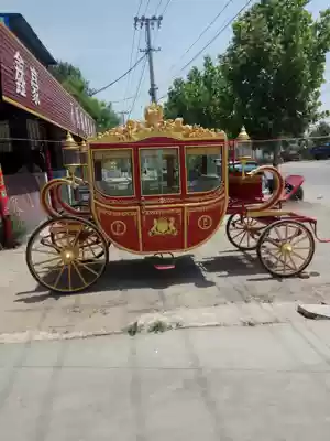 British Royal carriage wedding wedding carriage sightseeing four-wheeled carriage European princess carriage new market