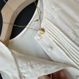 Платье без рукавов без рукавов, жилет, длинная юбка, с вышивкой, круглый воротник