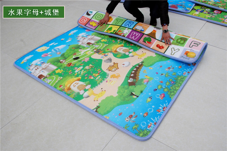 Dày xốp mat con bò mat trẻ con đang nằm trên giường trẻ em đố mặt đất thảm đệm bọt - Thảm sàn thảm chống trượt nhà tắm