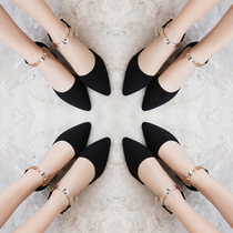 French girl high heels with a thin heel with a hipster sandals female summer fairy wind cross strap Roman shoes