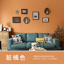 Morandi color latex paint background wall orange brown brown coral brick red dirty orange paint wall paint paint