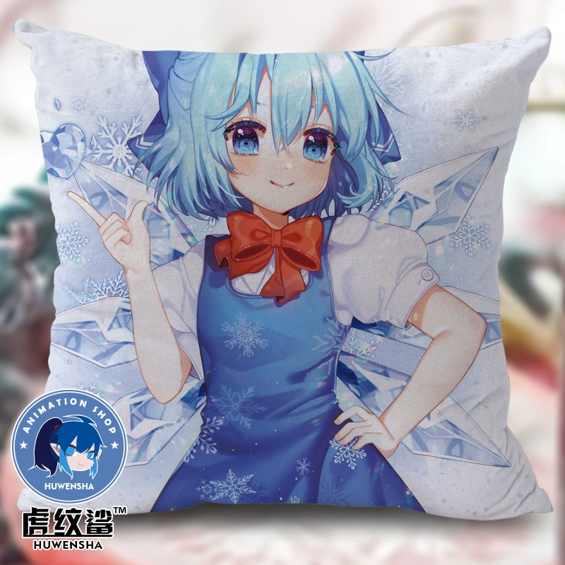 Dự án anime ngoại vi Touhou Hakurei Reimu Marisa Miss Two Miss Two Dolls Square Pillow - Carton / Hoạt hình liên quan