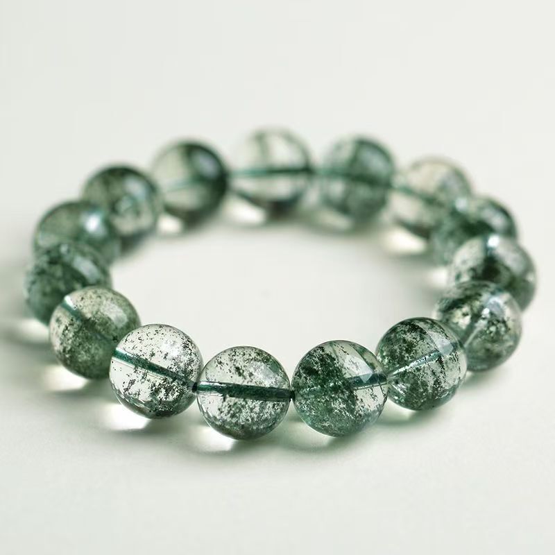 Live Broadcast Room Exclusive Purchase Link, Private Sales Are Invalid. Natural Crystal, Green Phantom Crystal Bracelet Beads