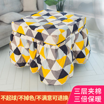 Thick fire quilt cover double-sided velvet square flannel quilt winter heating electric stove cover new fire cover