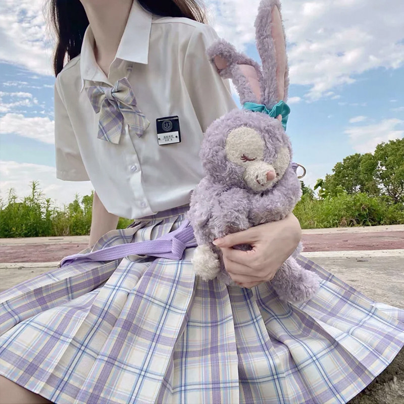 Star wild original jk dress uniform skirt genuine summer suit Japanese college style short sleeve pleated skirt JK full set