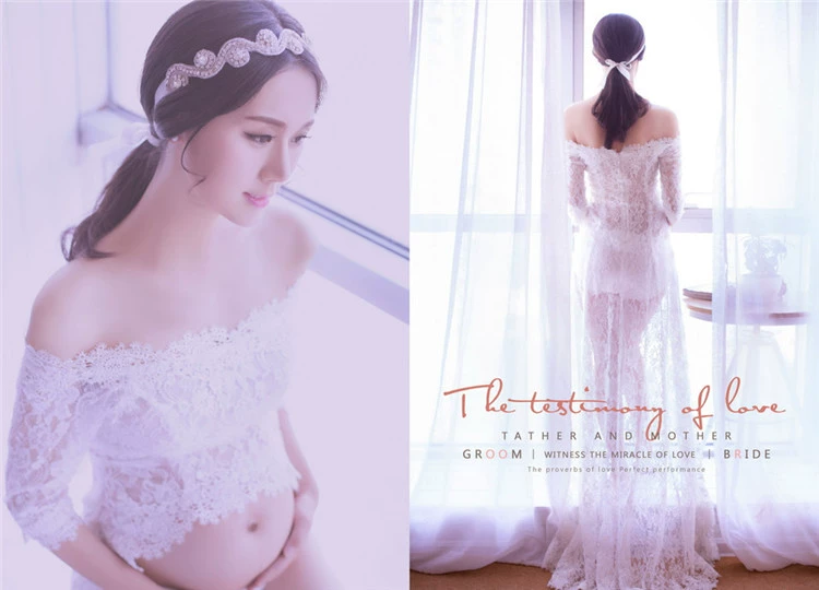 Phụ nữ mang thai ảnh photo costume 2018 thai sản mới ảnh quần áo studio theme nhiếp ảnh quần áo phụ nữ mang thai ảnh quần áo