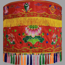 Baogai canopy Buddha umbrella Buddha top diameter one meter Lotus auspicious red Red Luo umbrella Dharma dojo Buddhist supplies