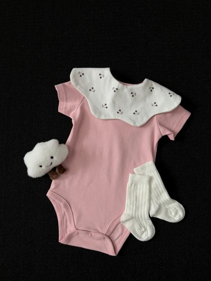 爬行小勇士|Nubiluna婴儿连体衣夏季薄款纯棉短袖套头三角包屁衣