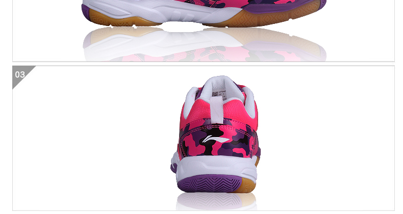 Lining Li Ning trang web chính thức giày cầu lông chính hãng Giày nữ 2019 mới giày thể thao không trơn trượt AYTM082 giày cầu lông, bóng chuyền