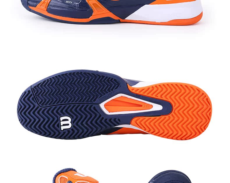 Wilson Weir THẮNG Giày thể thao quần vợt mới Giày tennis nam và nữ Wilson RUSH 2.0 giày the thao nữ cao cấp