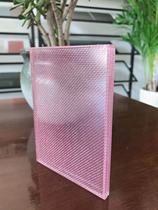 Metal mesh wired art glass hotel partition shower room screen shopping mall stair handrail tempered glass